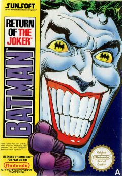 Batman: Return of the Joker for the NES Front Cover Box Scan