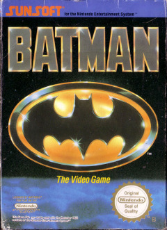 Batman: The Video Game for the NES Front Cover Box Scan