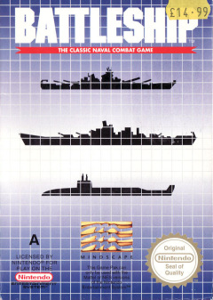 Battleship for the NES Front Cover Box Scan