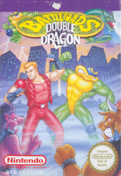 Battletoads & Double Dragon for the NES Front Cover Box Scan