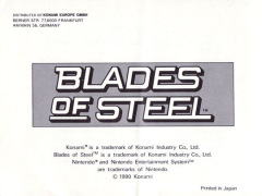Scan of Blades of Steel