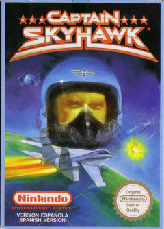 Captain Skyhawk for the NES Front Cover Box Scan
