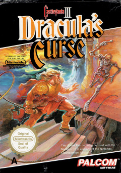 Castlevania III: Dracula's Curse for the NES Front Cover Box Scan