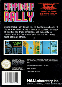 Scan of Championship Rally