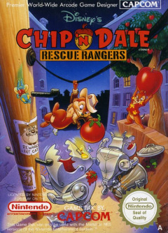 Chip 'n Dale: Rescue Rangers (Disney's) for the NES Front Cover Box Scan
