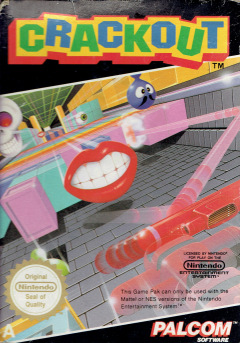 Crackout for the NES Front Cover Box Scan