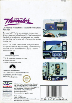 Scan of Days of Thunder