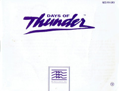 Scan of Days of Thunder