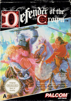 Defender of the Crown for the NES Front Cover Box Scan