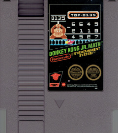 Scan of Donkey Kong Jr. Math