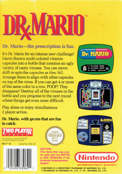 Scan of Dr. Mario