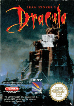 Bram Stoker's Dracula for the NES Front Cover Box Scan