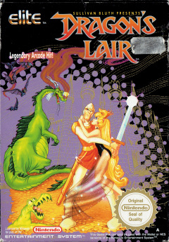 Dragon's Lair for the NES Front Cover Box Scan