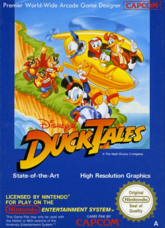 DuckTales (Disney's) for the NES Front Cover Box Scan
