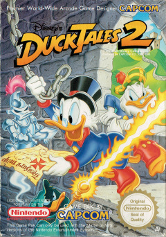 DuckTales 2 (Disney's) for the NES Front Cover Box Scan