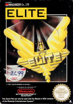 Elite for the NES Front Cover Box Scan
