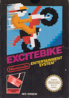 Excitebike for the NES Front Cover Box Scan