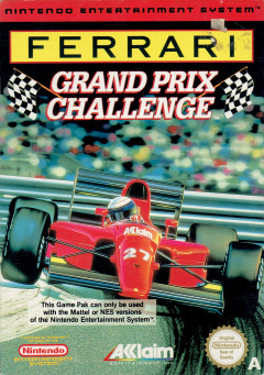 Ferrari Grand Prix Challenge for the NES Front Cover Box Scan