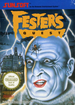 Fester's Quest for the NES Front Cover Box Scan