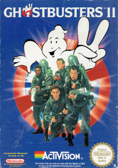 Ghostbusters II for the NES Front Cover Box Scan