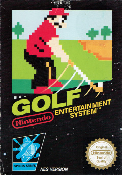 Golf for the NES Front Cover Box Scan