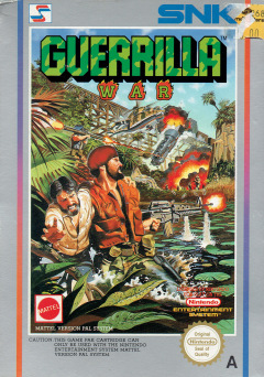 Guerrilla War for the NES Front Cover Box Scan