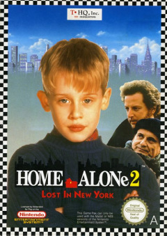 Home Alone 2: Lost in New York for the NES Front Cover Box Scan