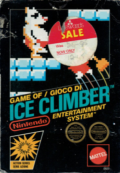 Ice Climber for the NES Front Cover Box Scan