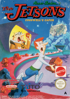 The Jetsons: Cogswell's Caper for the NES Front Cover Box Scan