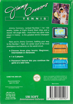 Scan of Jimmy Connors Tennis