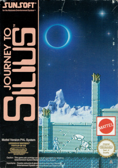 Journey to Silius for the NES Front Cover Box Scan