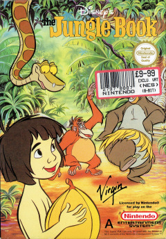 Jungle Book (Disney's) for the NES Front Cover Box Scan