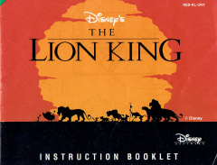 Scan of The Lion King (Disney