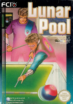 Lunar Pool for the NES Front Cover Box Scan