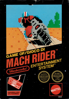 Mach Rider for the NES Front Cover Box Scan