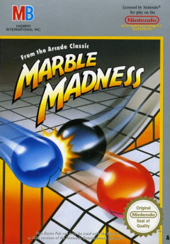 Marble Madness for the NES Front Cover Box Scan