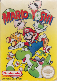 Mario & Yoshi for the NES Front Cover Box Scan