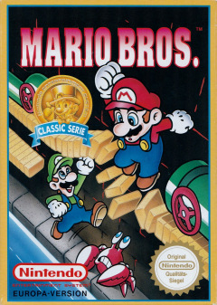 Mario Bros. for the NES Front Cover Box Scan