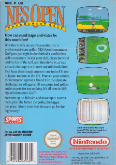 Scan of NES Open Tournament Golf