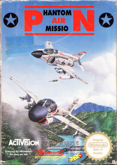 Phantom Air Mission for the NES Front Cover Box Scan