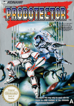 Probotector for the NES Front Cover Box Scan