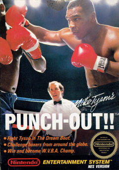 Mike Tyson's Punch-Out!! for the NES Front Cover Box Scan