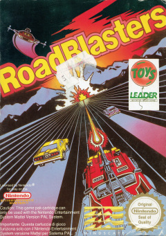 RoadBlasters for the NES Front Cover Box Scan