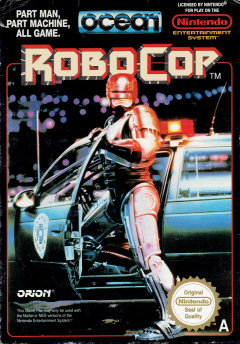 RoboCop for the NES Front Cover Box Scan