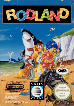 Rodland for the NES Front Cover Box Scan