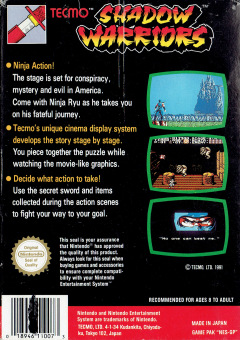 Scan of Shadow Warriors: Ninja Gaiden