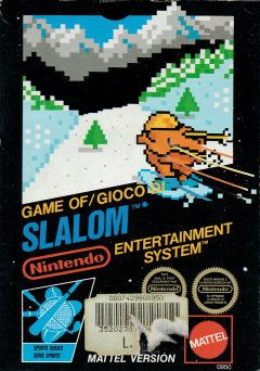 Slalom for the NES Front Cover Box Scan
