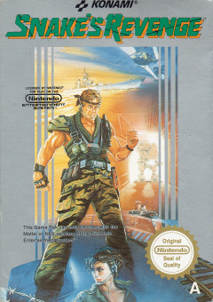 Snake's Revenge for the NES Front Cover Box Scan