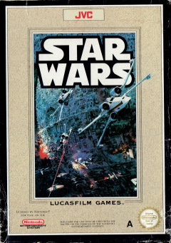 Star Wars for the NES Front Cover Box Scan