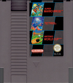 Scan of Super Mario Bros. & Tetris & Nintendo World Cup